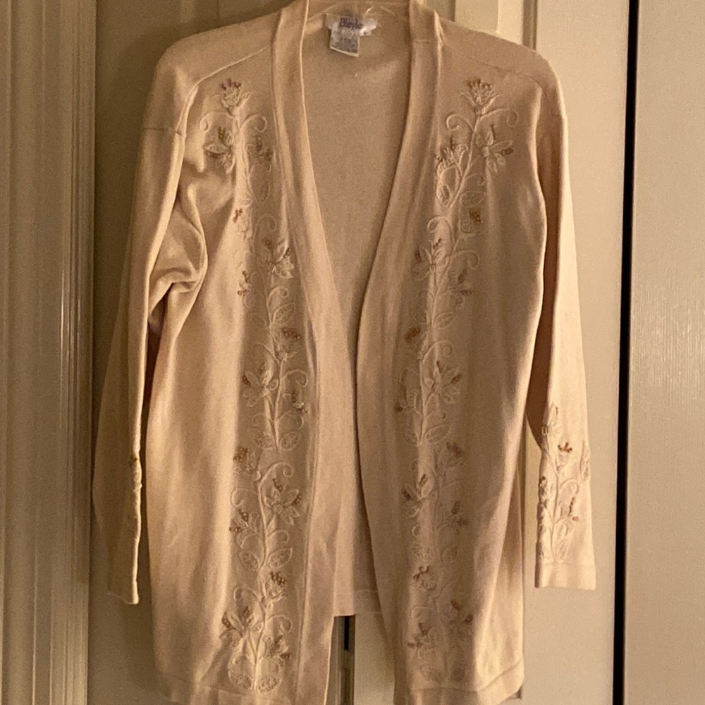 Vintage embroidered Bleyle cardigan sweater